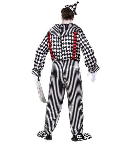 Halloween - Evil Harlequin Clown Costume - Image 4