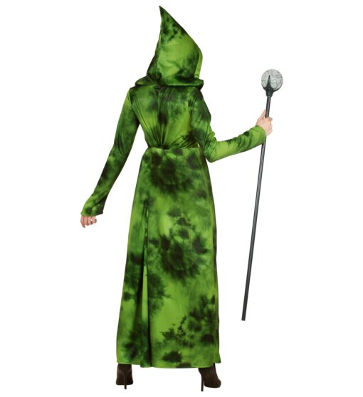 Halloween - Forest Witch , Hooded Green - Image 4