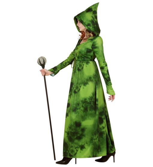 Halloween - Forest Witch , Hooded Green - Image 3