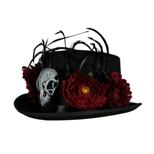Halloween Top Hat - " Voodoo Priest"