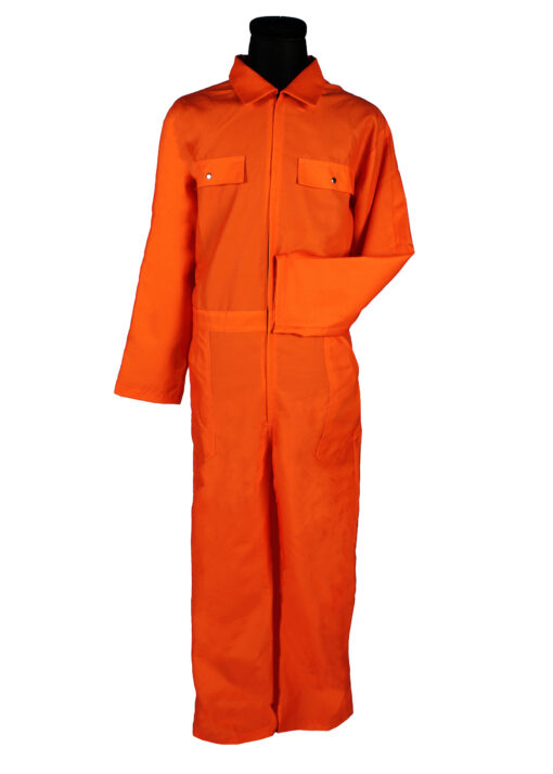 Death Row Prisoner Orange Overalls - Deluxe