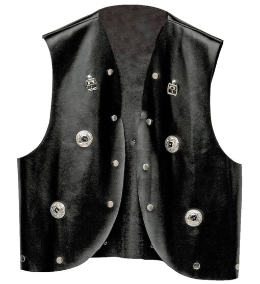 Bondage / Biker / Punk Leather Waistcoat - Image 3