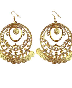 Gypsey Earrings , Gold Coin