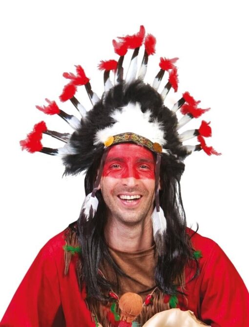 Native American Indian Headdress , Feathered