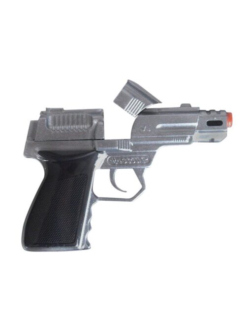 Replica Gun , Silver Metal Handgun , 8 shot