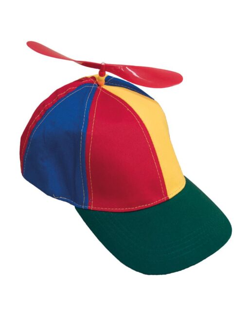 Adult Propeller Cap - Clown , Tweedle Dum / Dee