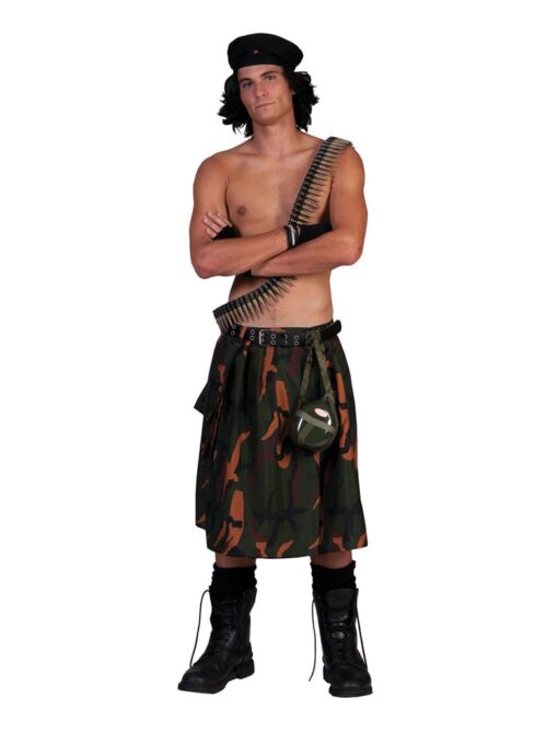 Sexy Scottish Army Man - Camouflage Kilt
