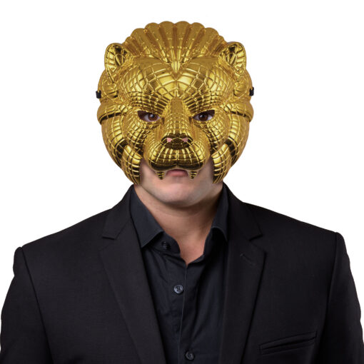 Gold Lion Eye Mask - Squid Games / Masquerade