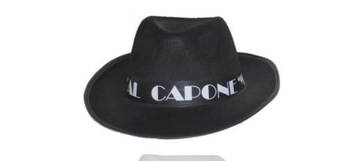Al Capone / Gangster Trilby Hat - Black