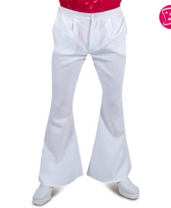 Gents White Flares – Retro 60s / 70s Style