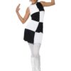 60s Party Girl Costume – Black & White (Mod Style)