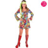 Hippie Smile Shift Dress – 60s / 70s Style (Bright & Colourful)