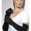 Velveteen Gloves – Black Long