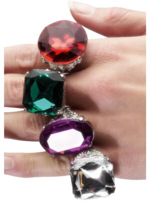 Large Jewelled Ring – Statement Costume Jewellery