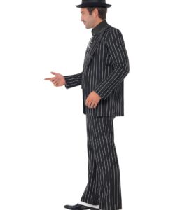 Alternative view of Vintage Gangster Boss Costume – Black