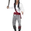 Pirate Man Costume – Black & White Outfit