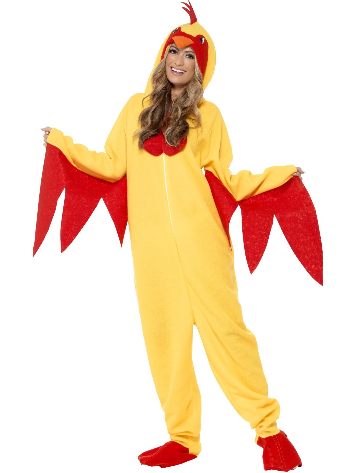 Adult Chicken Costume – Yellow - Image 3