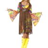 60s Groovy Lady Costume –  Yellow / Brown