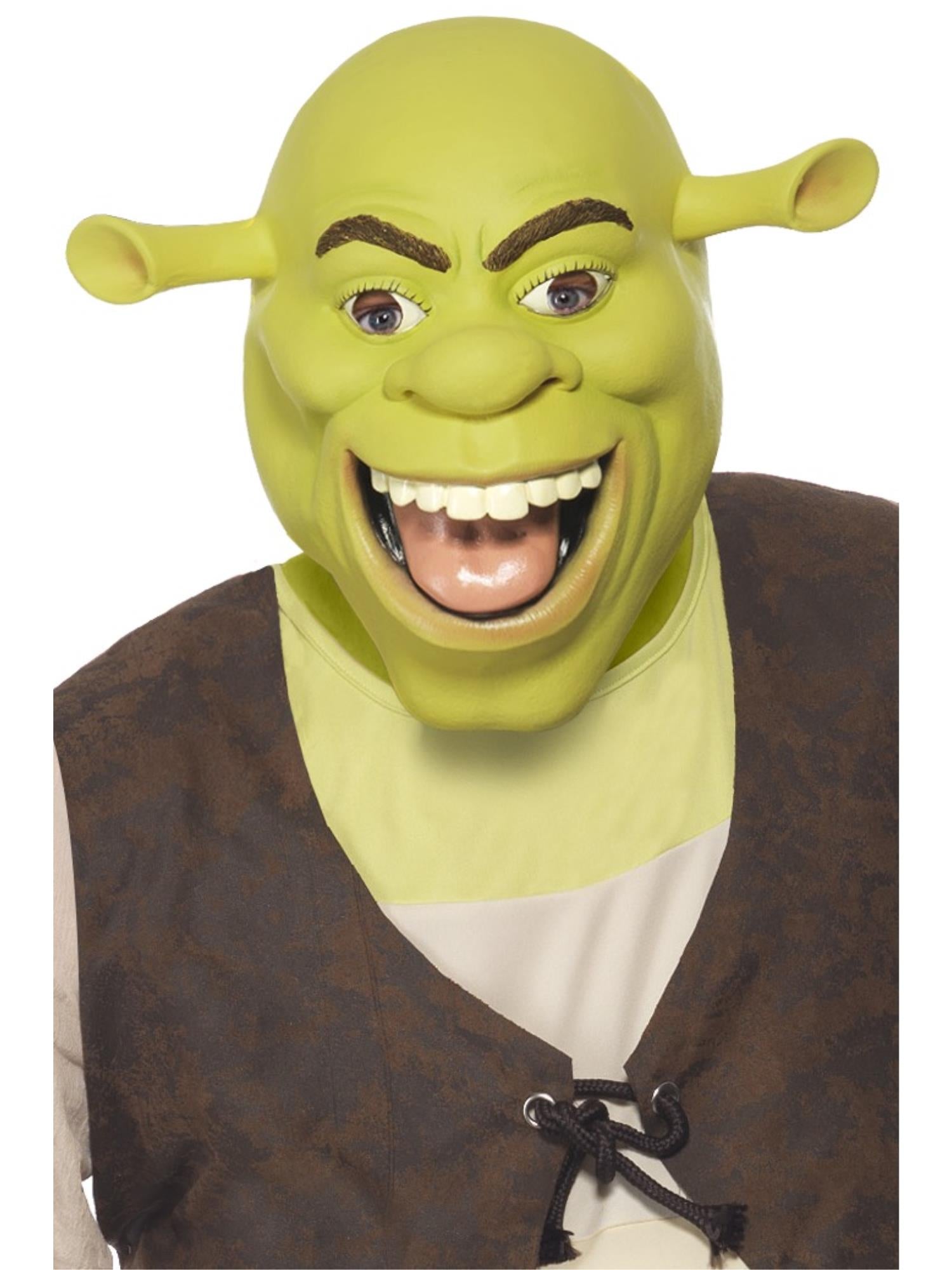 Licensed Shrek Latex Mask – Green