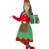 Santa’s Little Helper Costume – Red & Green Dress with Hat