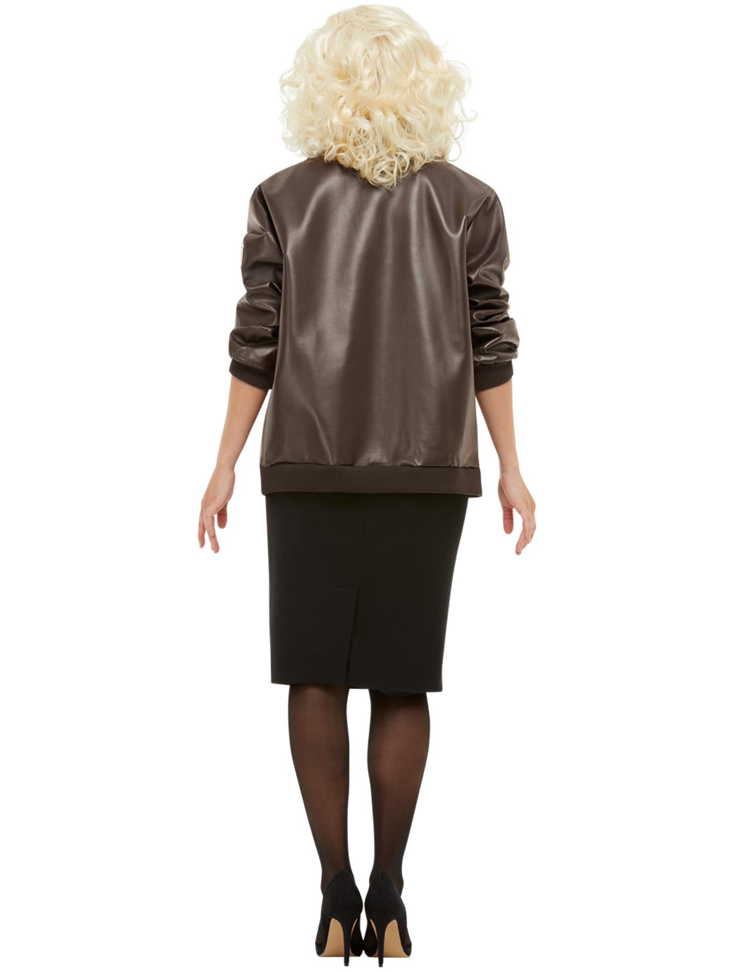 Licensed Top Gun Bomber Jacket – Brown with Motifs - Image 6