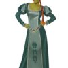 Licensed Shrek  Fiona Costume – Green Dress, Wig & Headband