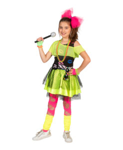 Girls 80s “Kiss the Girl” Costume