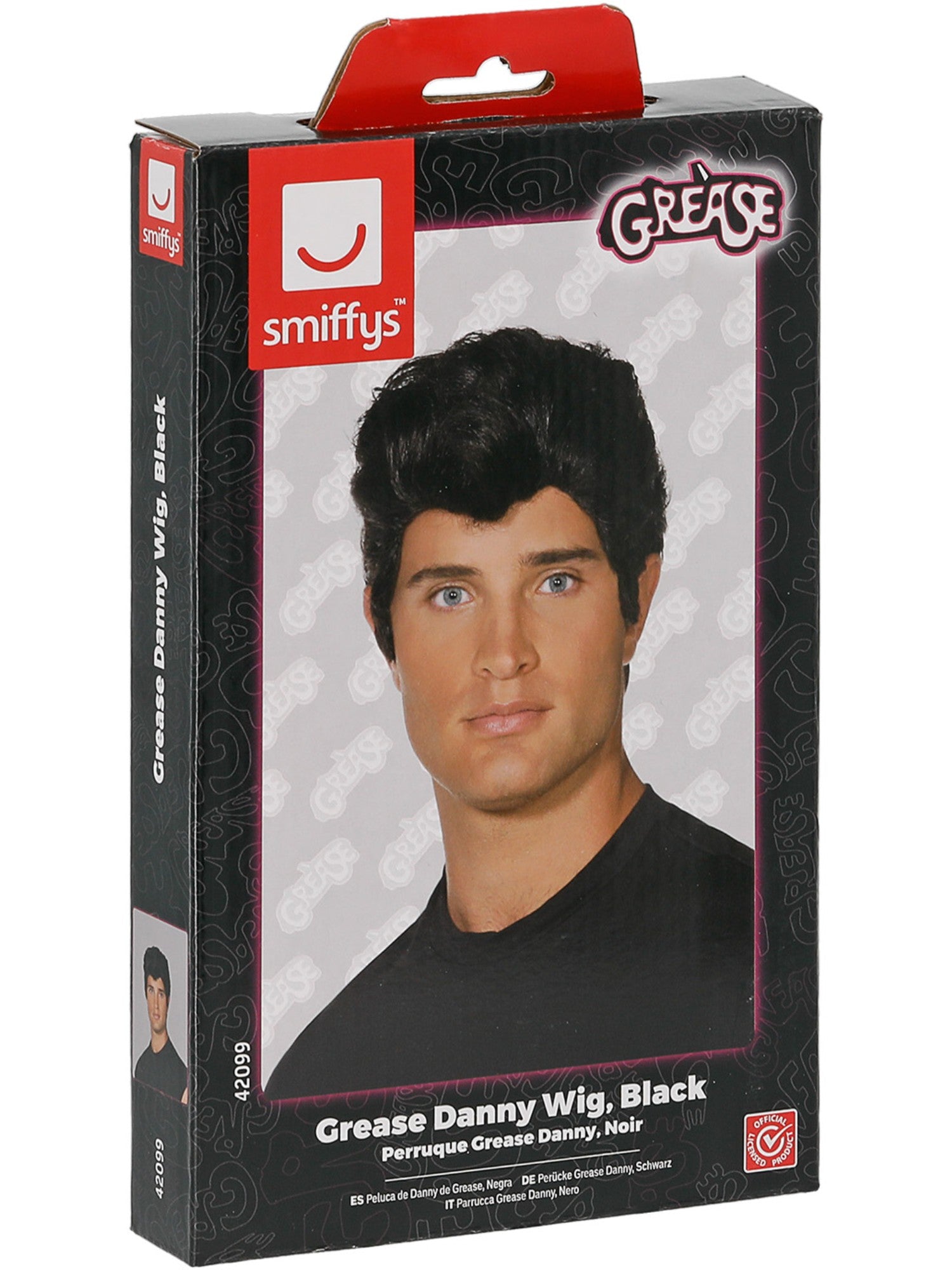 Licensed Grease Danny Wig – Black - Image 4