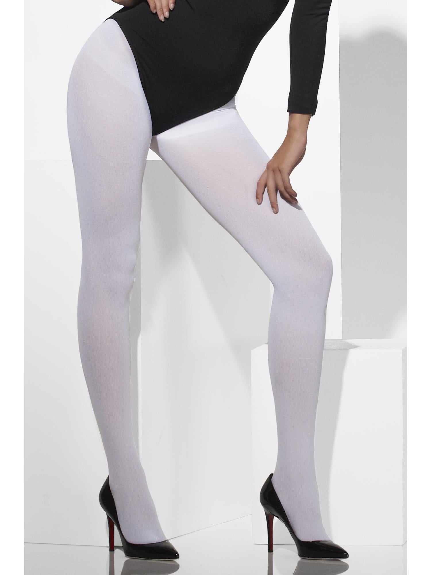 Opaque Tights – White