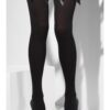 Opaque Hold-Ups – Black with Black Bows