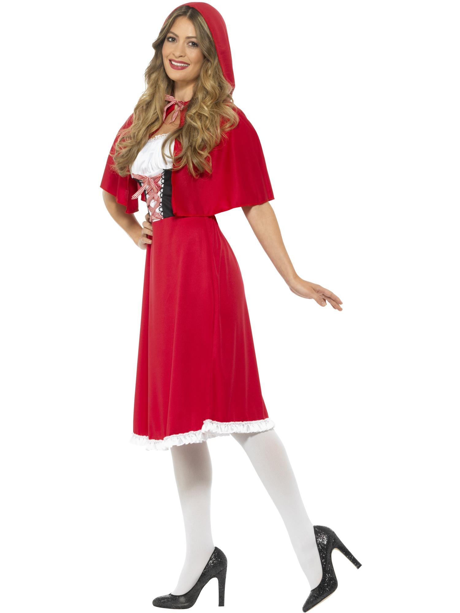 Red Riding Hood Costume – Red Longer-Length - Image 2