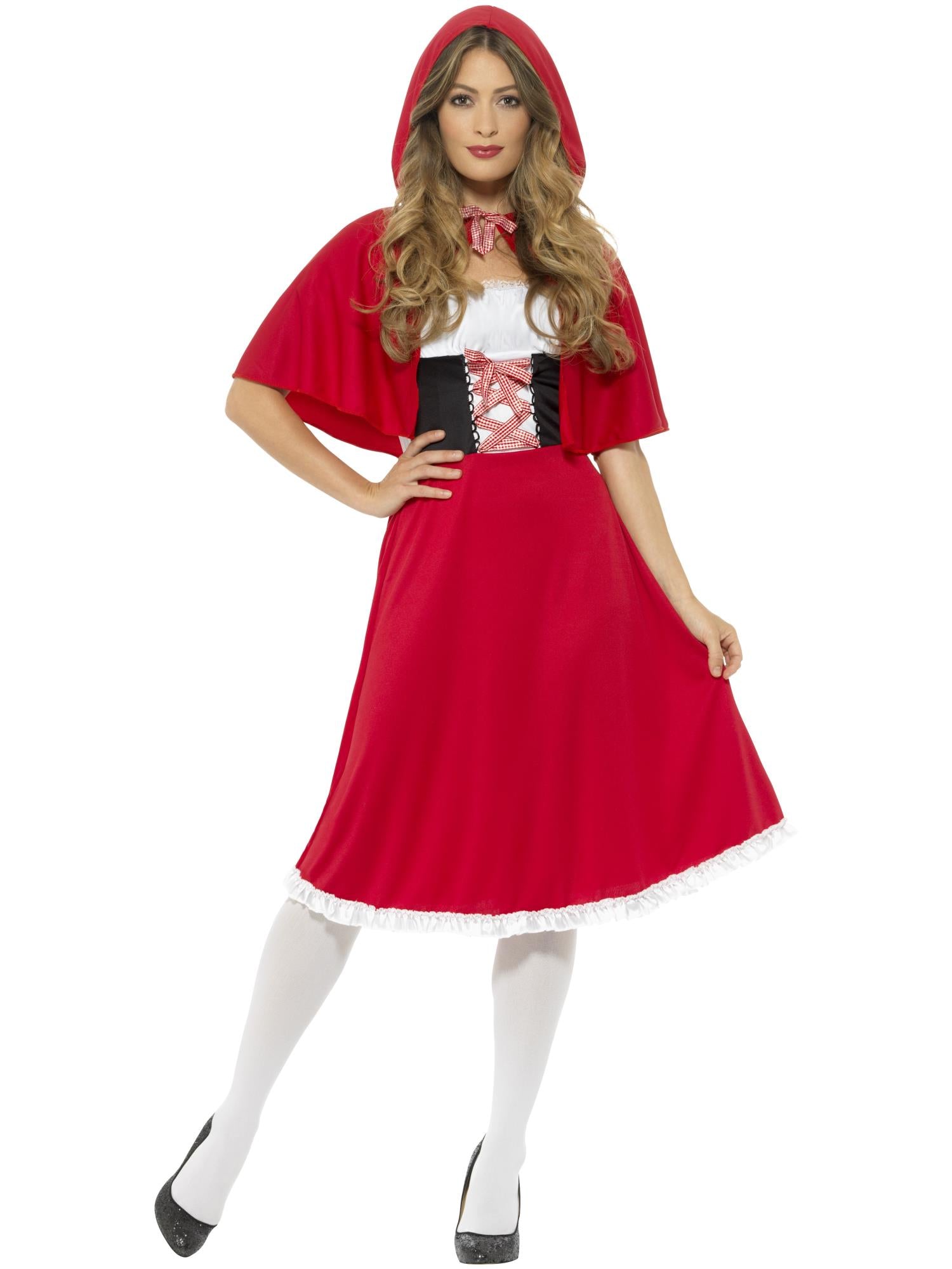 Red Riding Hood Costume – Red Longer-Length