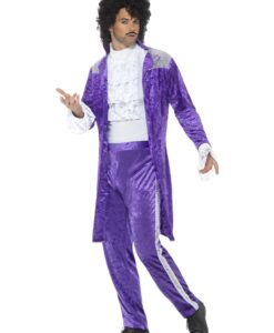 Alternative view of 80s Purple Rain–style Costume