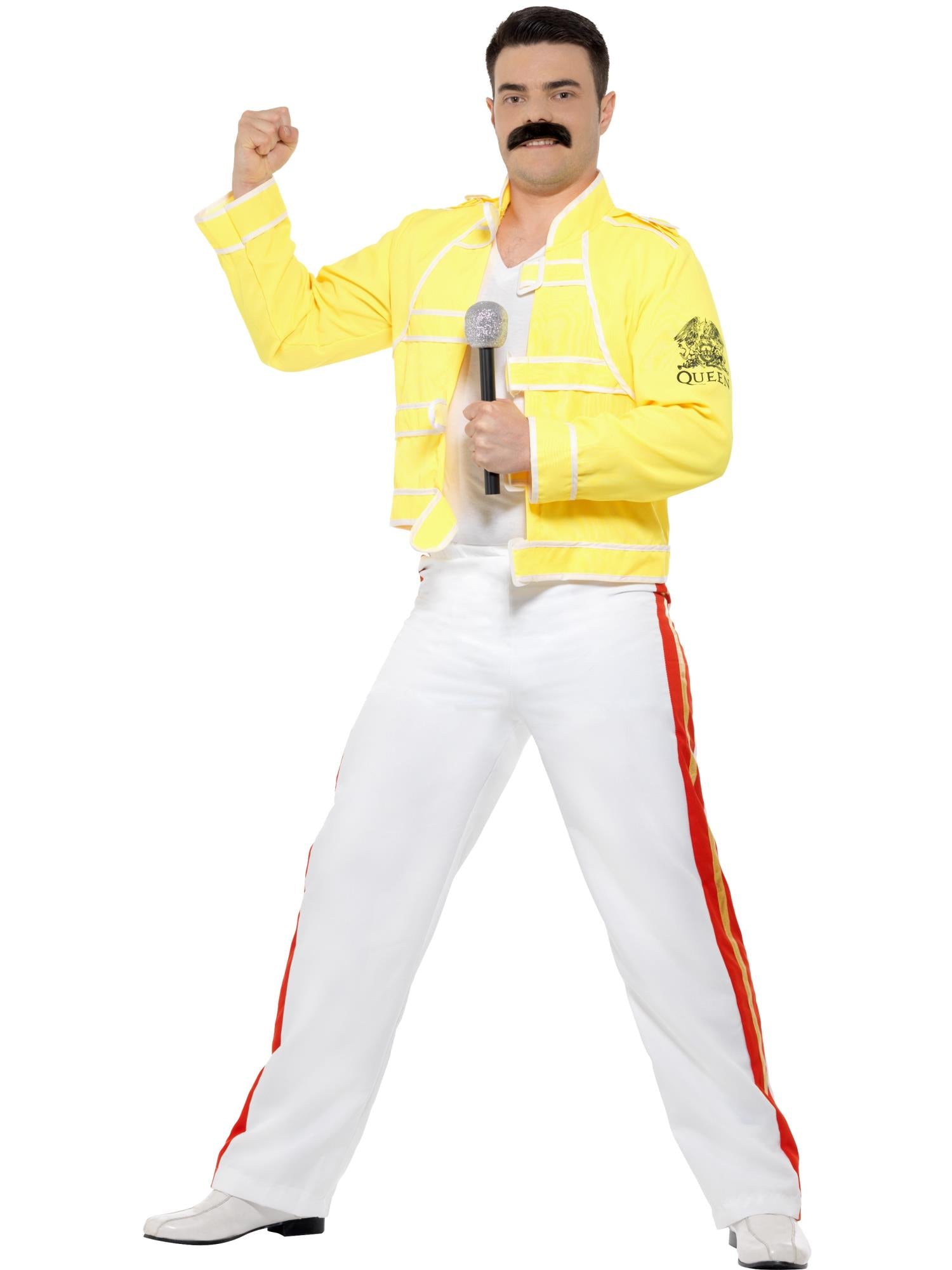 Queen Freddie Mercury Costume, Yellow - Image 4