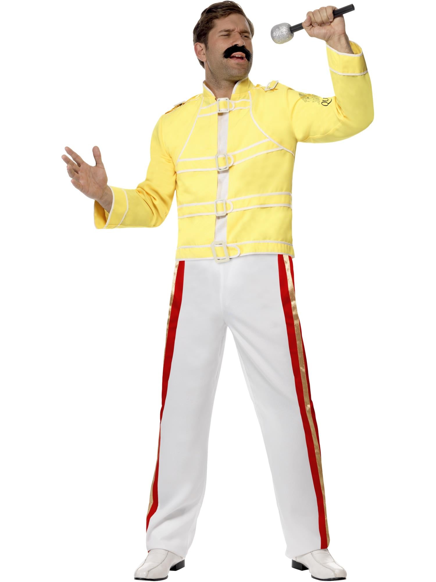 Queen Freddie Mercury Costume, Yellow - Image 5