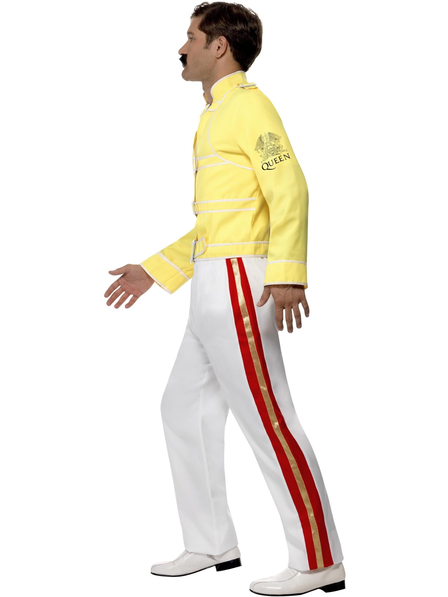 Queen Freddie Mercury Costume, Yellow - Image 2