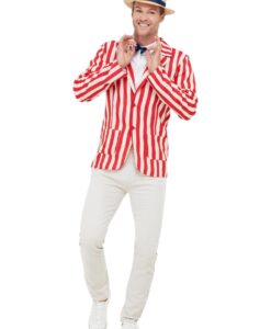 Alternative view of 20s Barber Shop Costume – Red & Cream