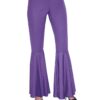 Ladies Purple Bell Bottom Flares