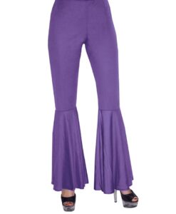 Ladies Purple Bell Bottom Flares