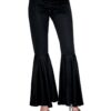 Ladies Black Bell Bottom Flares