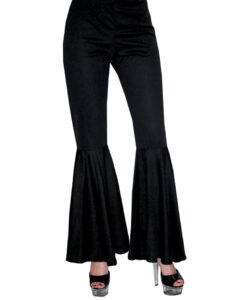 Ladies Black Bell Bottom Flares