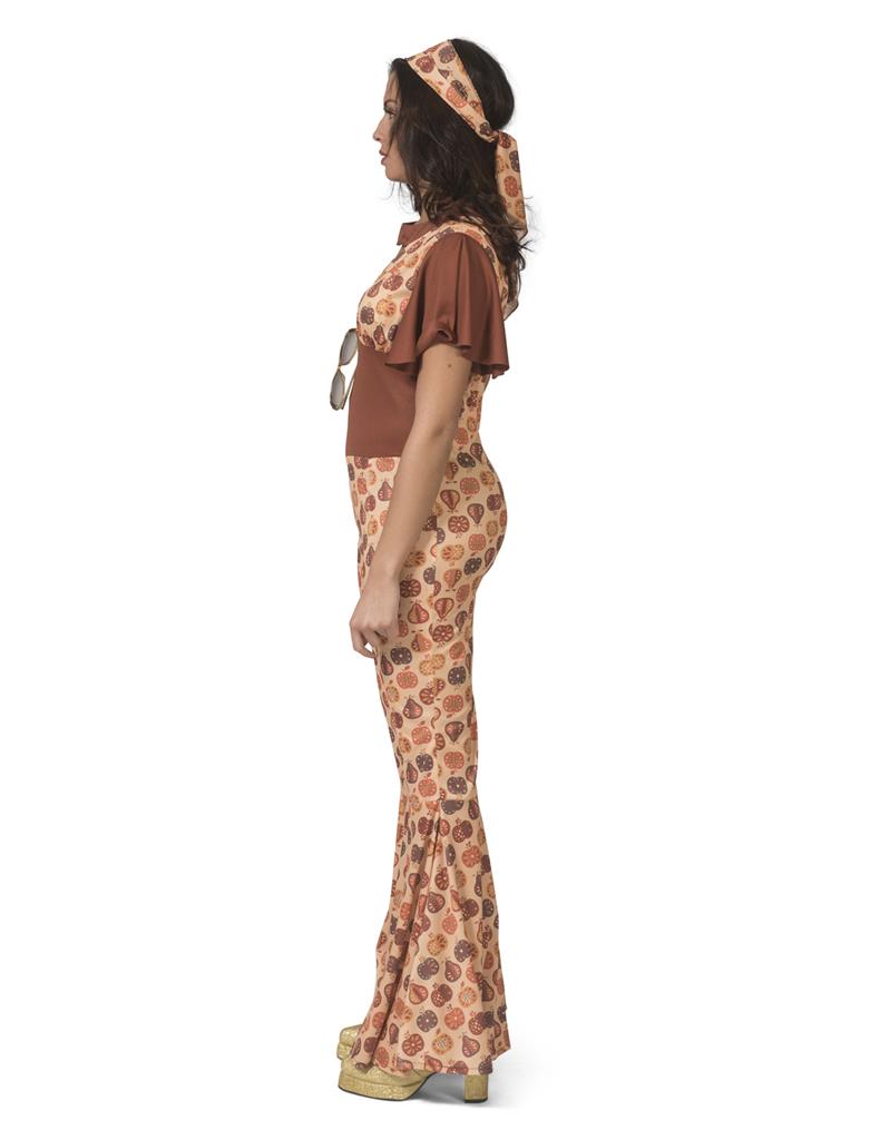 Fruity 70s Lady Costume – Jumpsuit with Headband - Image 2