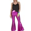Ladies Pink Bell Bottom Flares