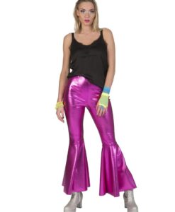 Ladies Pink Bell Bottom Flares