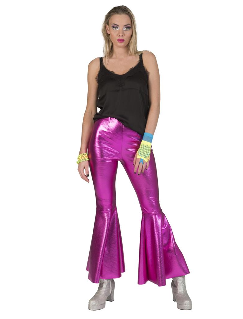 Ladies Pink Bell Bottom Flares