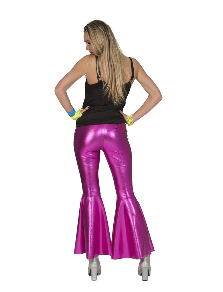 Ladies Pink Bell Bottom Flares - Image 3