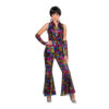 Rainbow Sparkle 70s Jumpsuit – Disco & Retro Style