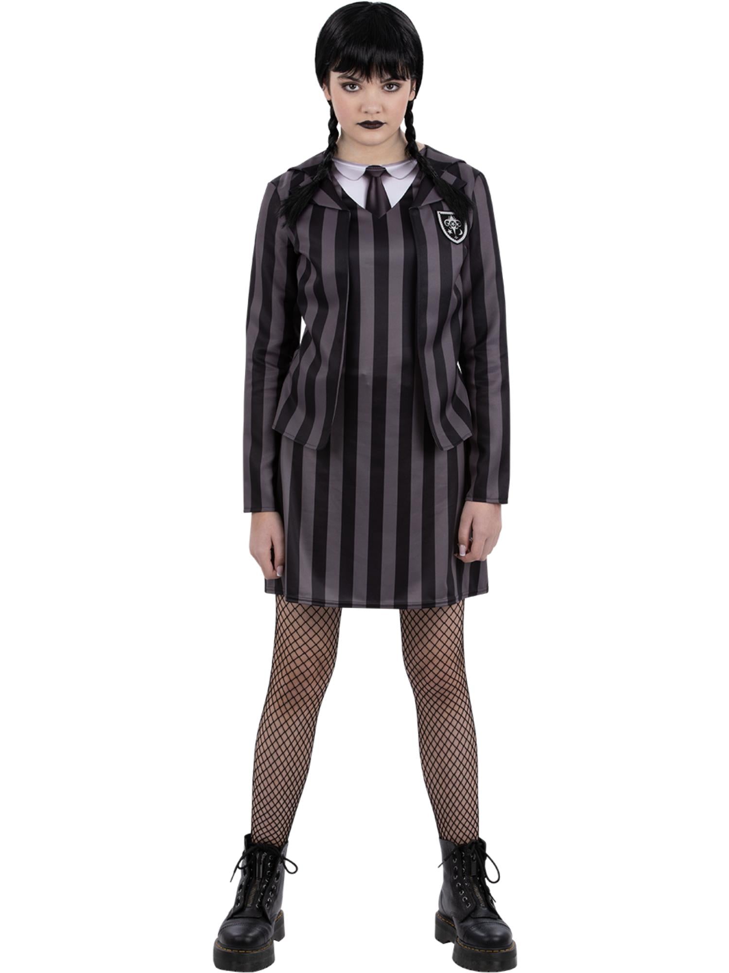 Kids Gothic School Uniform Costume - Image 3