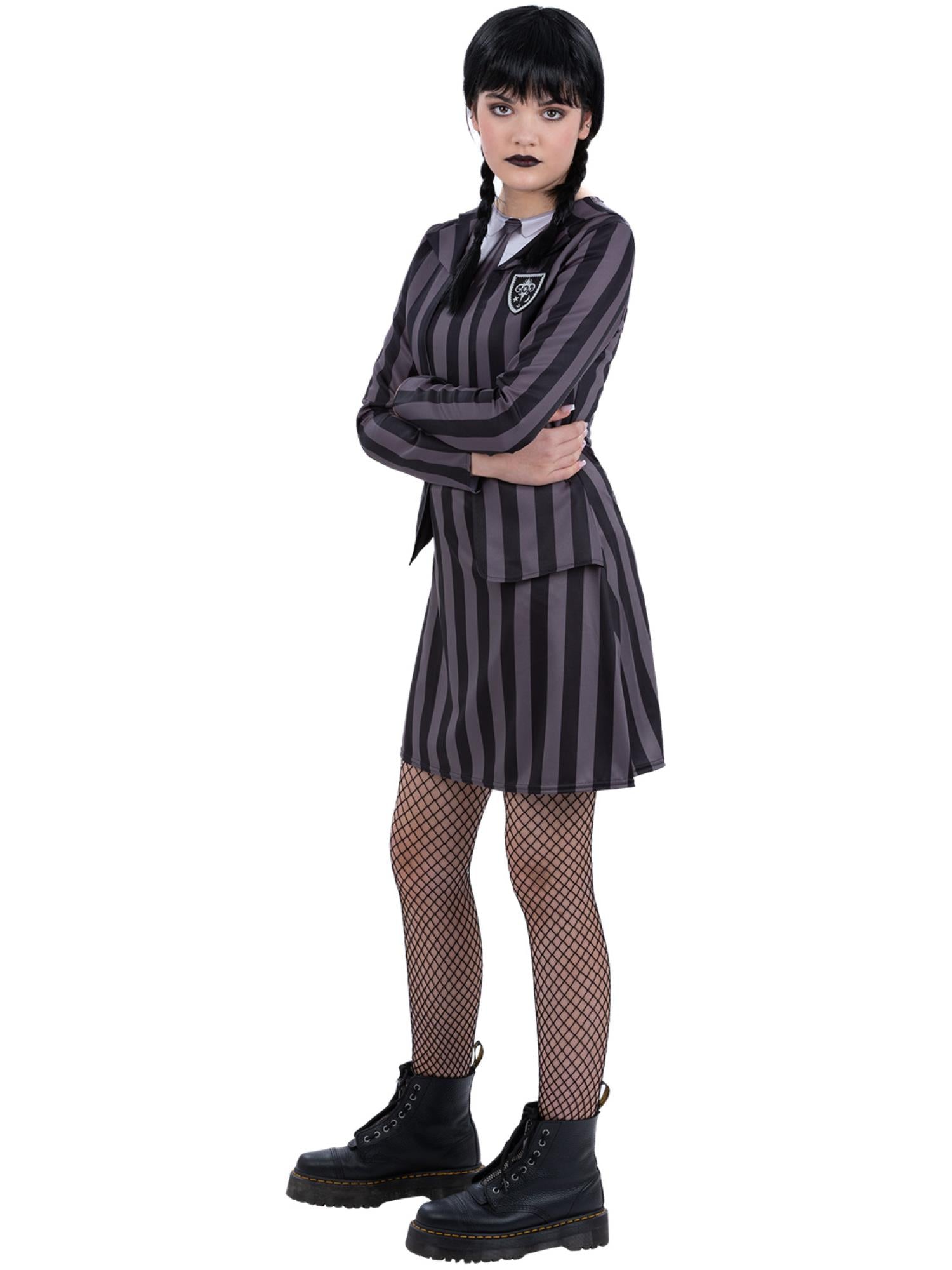Kids Gothic School Uniform Costume - Image 2