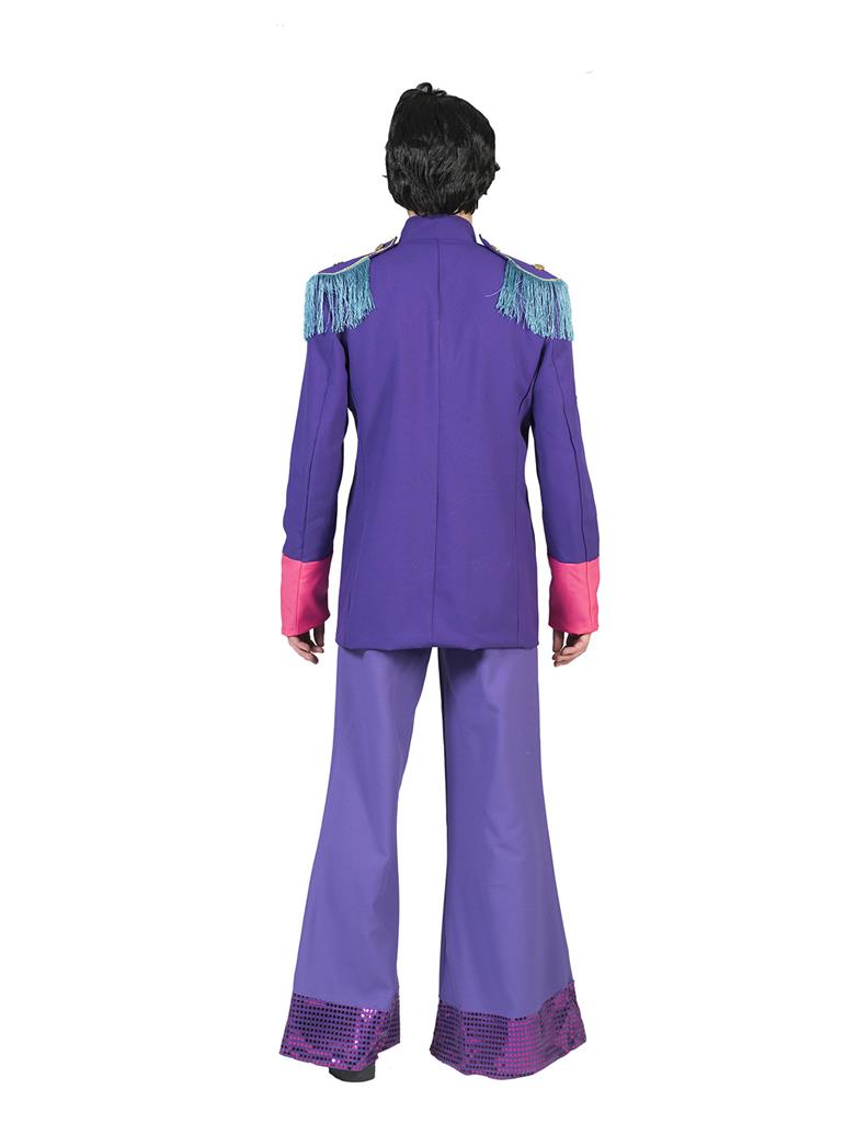 60s Sgt Pepper–Style Beatles Jacket – Purple / Pink - Image 3